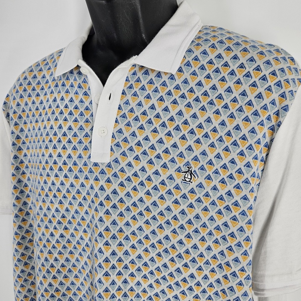 Penguin Munsingwear Polo Shirt Mens Size XL White Casual Golf Travel